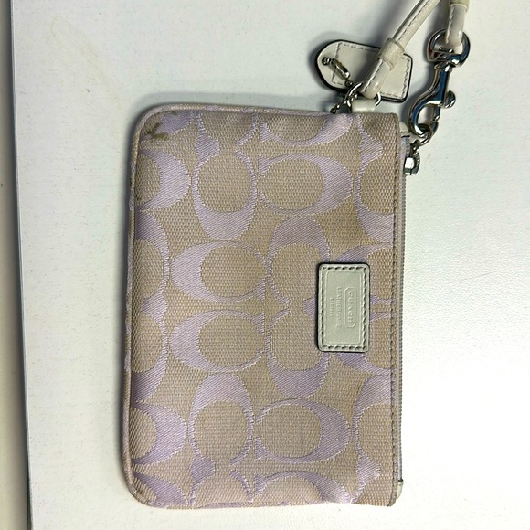 Wristband Coach purse, purple - Picture 1 of 2